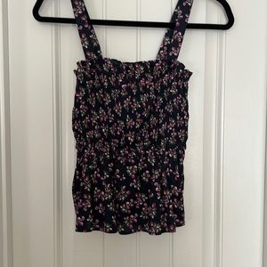 J Crew Smocked Tank Top